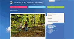 Desktop Screenshot of pediatres.ca